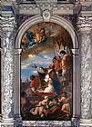 Altar Canvas Paintings - Altar of St Gregory the Great